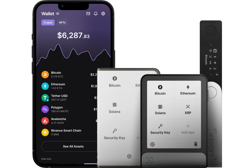 Ledger Live Mobile App on Smartphone